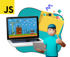 Программирование на JavaScript. Учимся создавать игры! - Школа программирования для детей, компьютерные курсы для школьников, начинающих и подростков - KIBERone г. Лимассол